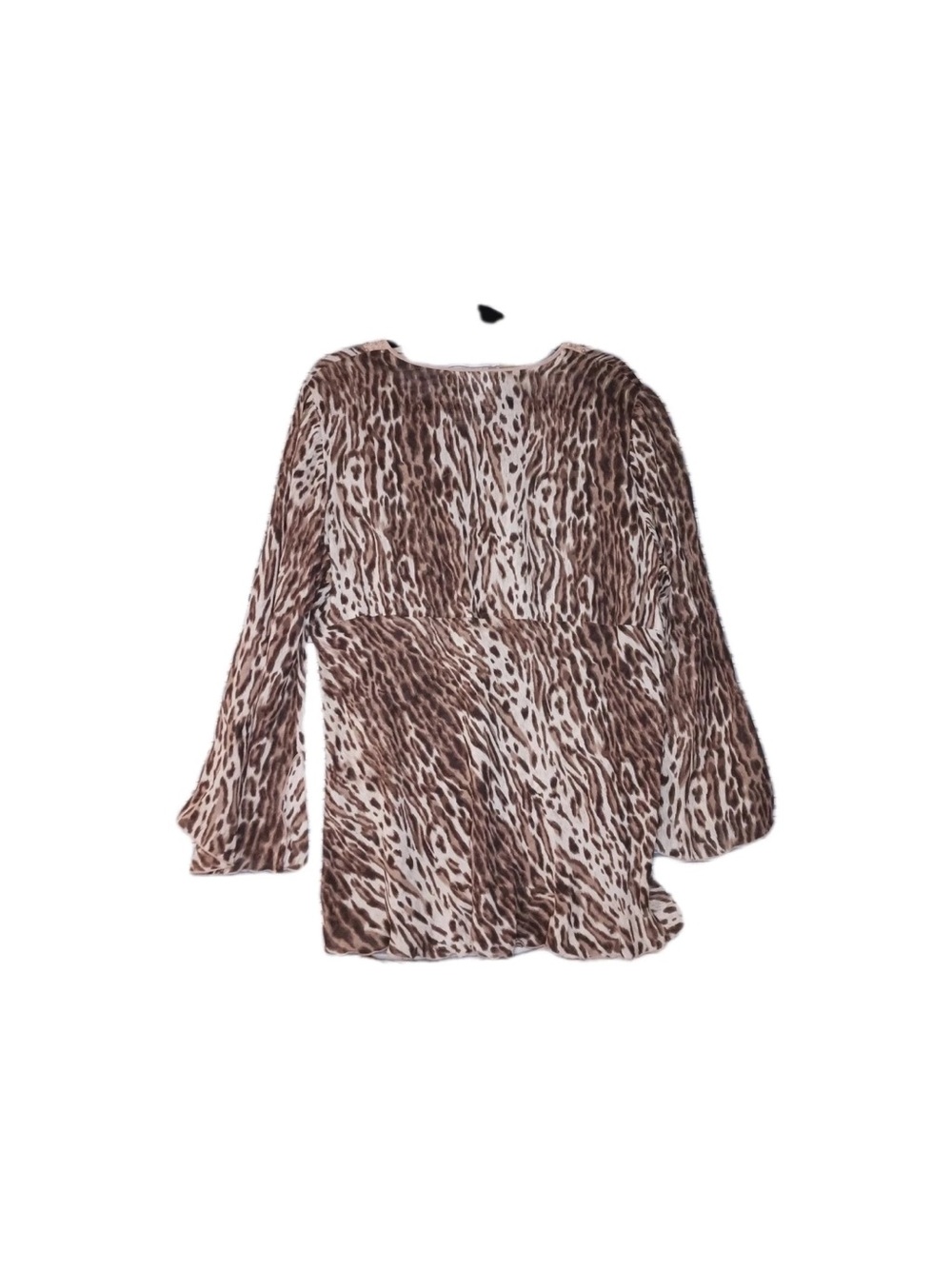 Roaman's Women's Animal Print Embellished Tunic Top‎ Size 18W Brown Leopard - Picture 8 of 8